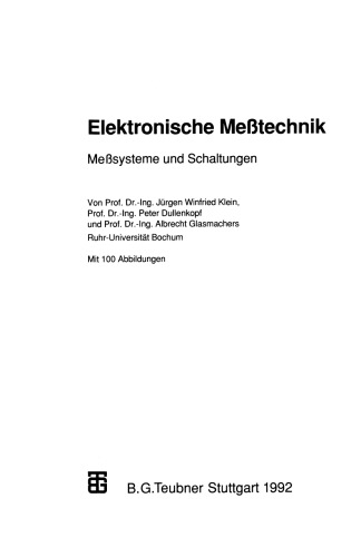 : Meßsysteme und Schaltungen