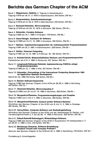 Eiffel: Fachtagung des German Chapter of the ACM e.V. in Zusammenarbeit mit der Gesellschaft für Informatik e.V., FA 2.1, am 25. und 26. Mai 1992 in Darmstadt