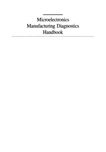 Microelectronics Manufacturing Diagnostics Handbook