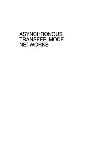 Asynchronous Transfer Mode Networks