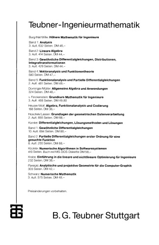 Iterative Lösung großer schwachbesetzter Gleichungssysteme