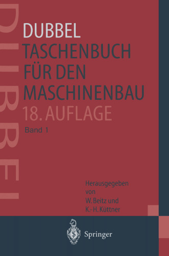 Dubbel — Taschenbuch für den Maschinenbau