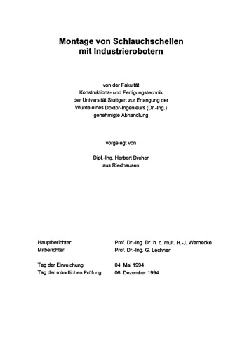 Montage von Schlauchschellen mit Industrierobotern