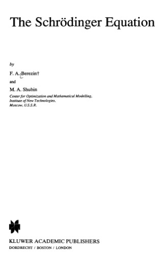 The Schroedinger equation