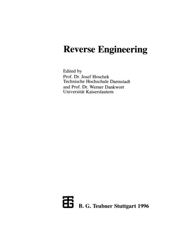 Reverse Engineering