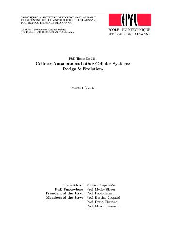 Cellular automata and other cellular systems