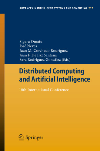 Distributed Computing and Artificial Intelligence: 10th International Conference