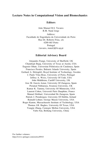 Biomedical Imaging and Computational Modeling in Biomechanics