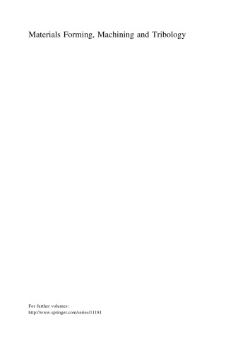 Tribology in Manufacturing Technology