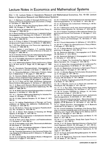 Linear Multiobjective Programming