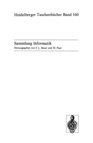 Informatik: Aufgaben und Lösungen Zweiter Teil