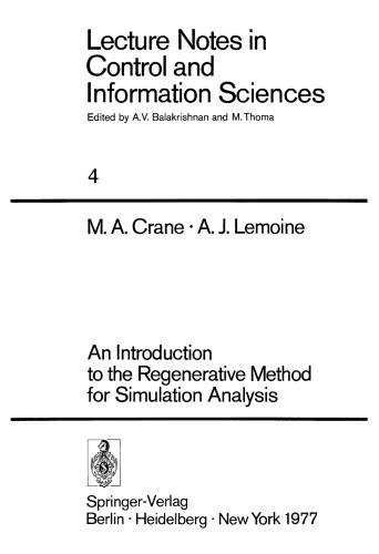 An Introduction to the Regenerative Method for Simulation Analysis