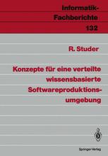 Konzepte für eine verteilte wissensbasierte Softwareproduktionsumgebung