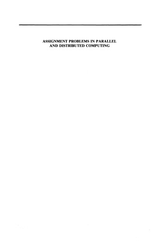 Assignment Problems in Parallel and Distributed Computing