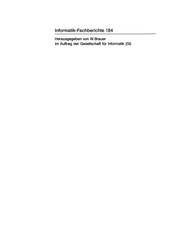 Innovative Informations-Infrastrukturen: Ergebnisse einer Kooperation der Universität des Saarlandes und der Siemens AG I.I.I. - Forum, Saarbrücken, 12.–13. Oktober 1988 Proceedings