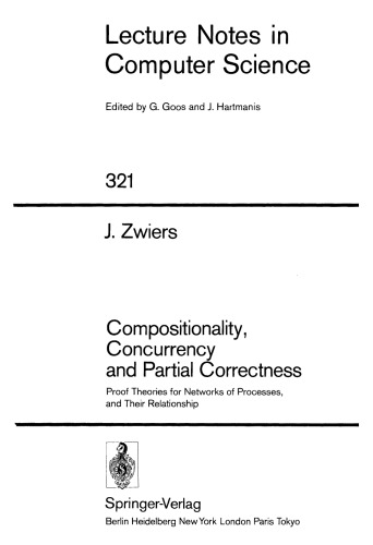 Compositionality, Concurrency and Partial Correctness: Proof Theories for Networks of Processes, and Their Relationship