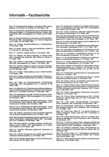Künstliche Intelligenz: 5. Frühjahrsschule, KIFS-87, Günne, 28. März – 5. April 1987 Proceedings
