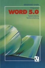 Word 5.0-Wegweiser: Systematische Textverarbeitung