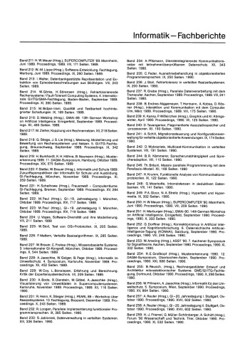 GI — 20. Jahrestagung II: Informatik auf dem Weg zum Anwender Stuttgart, 8.–12. Oktober 1990 Proceedings