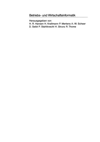 Operations Research und Wissensbasierte Systeme: Modelle, Konzepte, Perspektiven für betriebliche Anwendungen Ergebnisse der Arbeitsgruppe „Wirtschaftsinformatik“ der Deutschen Gesellschaft für Operations Research (DGOR)