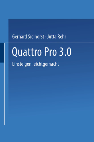 Quattro Pro 3.0: Einsteigen leichtgemacht