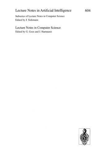 Industrial and Engineering Applications of Artificial Intelligence and Expert Systems: 5th International Conference, IEA/AIE - 92 Paderborn, Germany, June 9–12, 1992 Proceedings