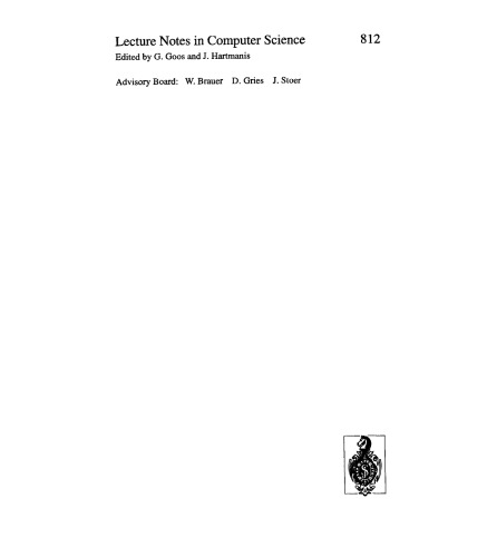 Results and Trends in Theoretical Computer Science: Colloquium in Honor of Arto Salomaa Graz, Austria, June 10–11, 1994 Proceedings