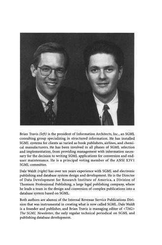 The SGML Implementation Guide: A Blueprint for SGML Migration