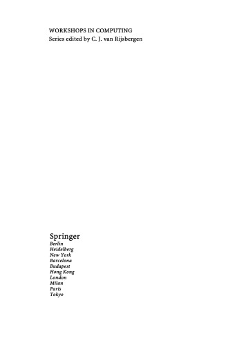 Recent Advances in Temporal Databases: Proceedings of the International Workshop on Temporal Databases, Zurich, Switzerland, 17–18 September 1995