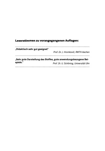 Grundkurs Theoretische Informatik: Eine anwendungsbezogene Einführung — Für Studierende der Informatik, Wirtschaftsinformatik, Technik