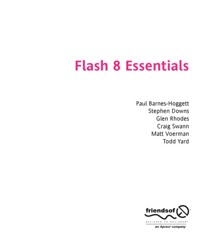 Flash 8 Essentials