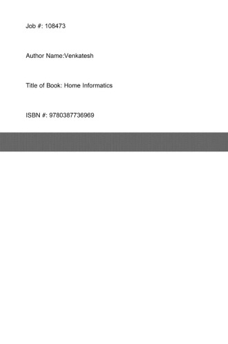 Home Informatics and Telematics: ICT for The Next Billion: Proceedings of IFIP TC 9, WG 9.3 HOIT 2007 Conference, August 22–25, 2007, Chennai, India
