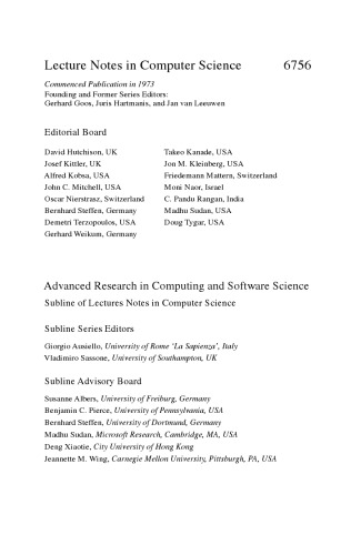 Automata, Languages and Programming: 38th International Colloquium, ICALP 2011, Zurich, Switzerland, July 4-8, 2011, Proceedings, Part II