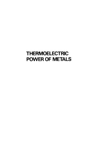 Thermoelectric Power of Metals