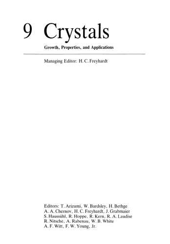 Modern Theory of Crystal Growth I