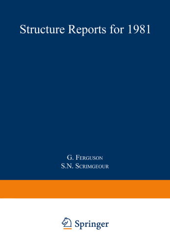 Structure Reports for 1981: Organic Section