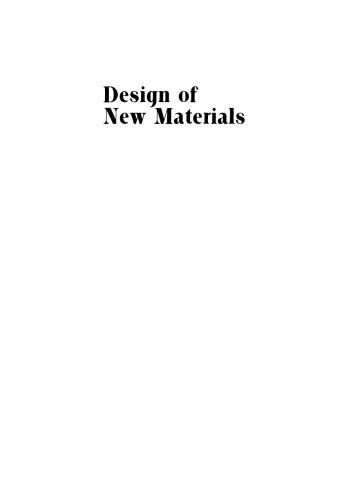 Design of New Materials