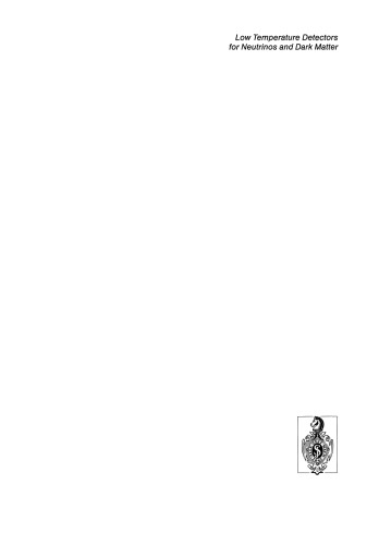 Low Temperature Detectors for Neutrinos and Dark Matter: Proceedings of a Workshop, Held at Ringberg Castle, Tegernsee, May 12–13, 1987