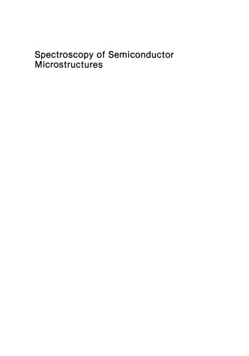 Spectroscopy of Semiconductor Microstructures