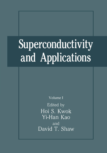 Superconductivity and Applications