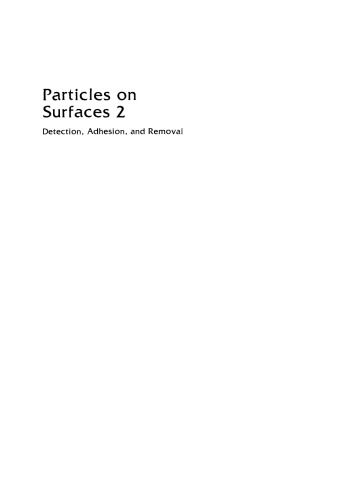 Particles on Surfaces 2: Detection, Adhesion, and Removal