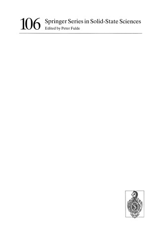 Physics of High-Temperature Superconductors: Proceedings of the Toshiba International School of Superconductivity (ITS2), Kyoto, Japan, July 15–20, 1991