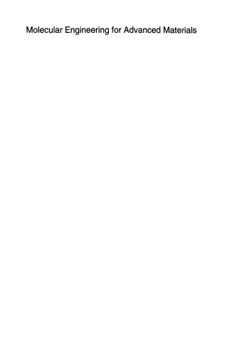 Molecular Engineering for Advanced Materials