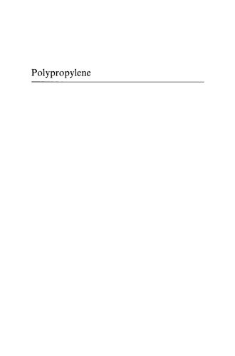 Polypropylene Structure, blends and Composites: Volume 3 Composites