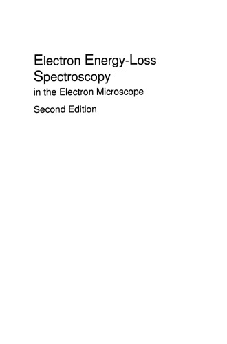 Electron Energy-Loss Spectroscopy in the Electron Microscope