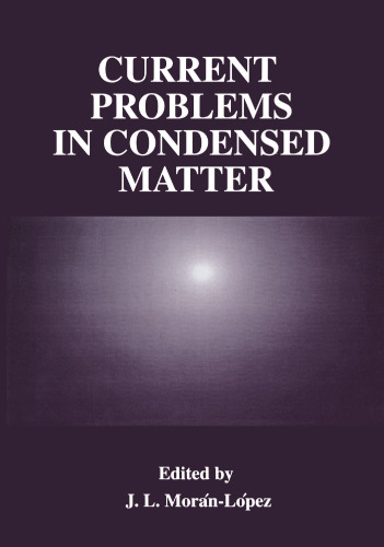 Current Problems in Condensed Matter