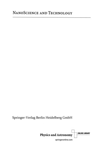 Nanostructures: Theory and Modeling