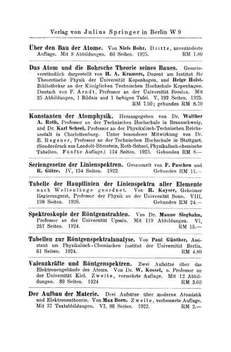 Die seltenen Erden vom Standpunkte des Atombaus