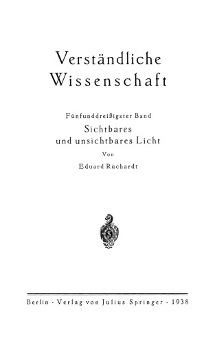 Sichtbares und unsichtbares Licht