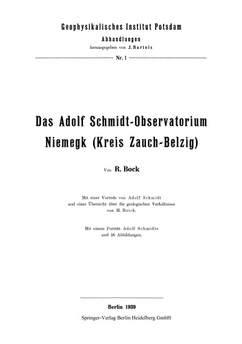 Das Adolf Schmidt-Observatorium Niemegk (Kreis Zauch-Belzig)